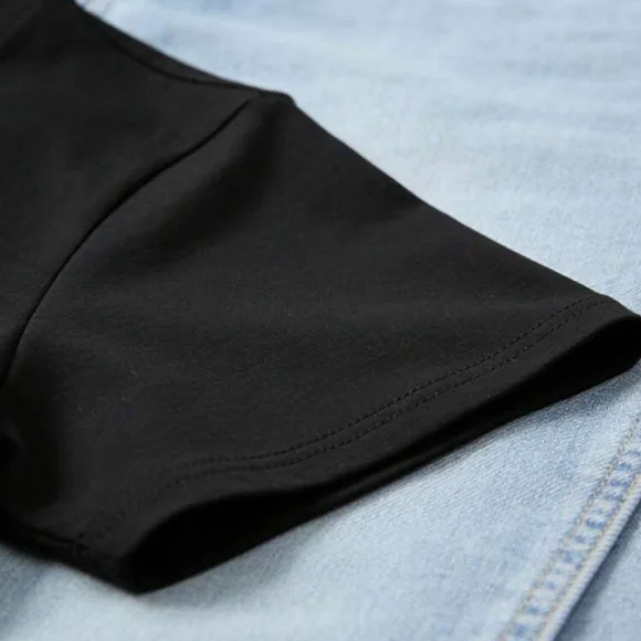 Top Mom Graphic Tee - Black with White & Red Print - Picture 3 of 4